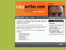 Tablet Screenshot of copywriter.com